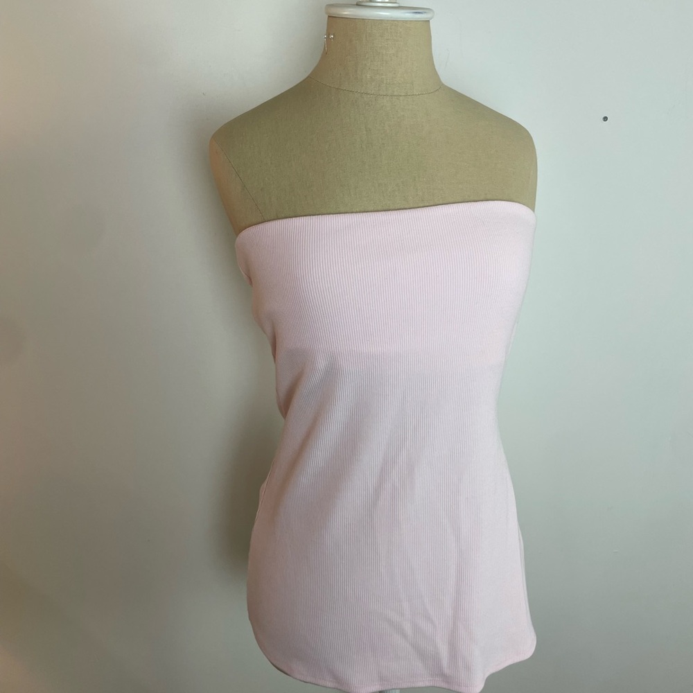 Light Pink Strapless Tube Top
